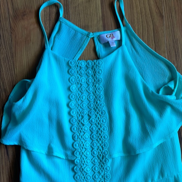 GB Girls Mint  Sleeveless Dress - Picture 3 of 8